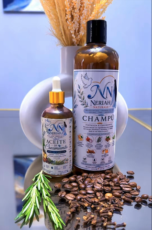 Champú y aceite de crecimiento Neriah Naturals